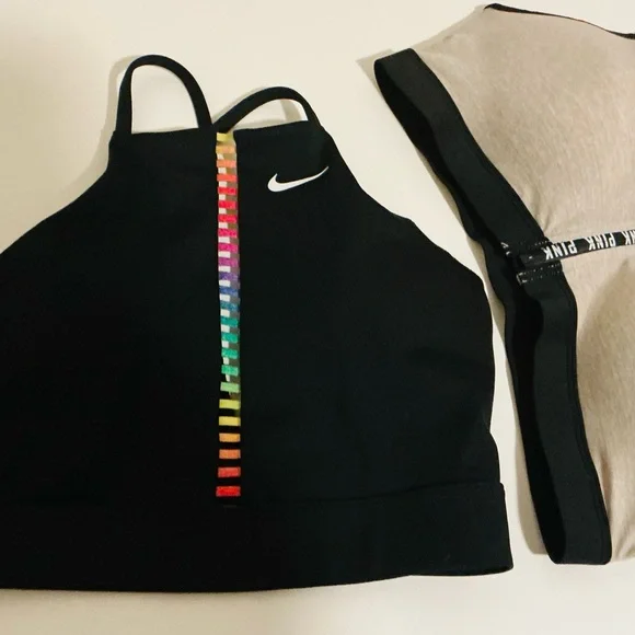 Nike Black Sports Brac& - Pink - Picture 3 of 7